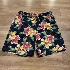Polo Ralph Lauren Boys Swim Trunks Youth Size XL Floral Flowers Aloha