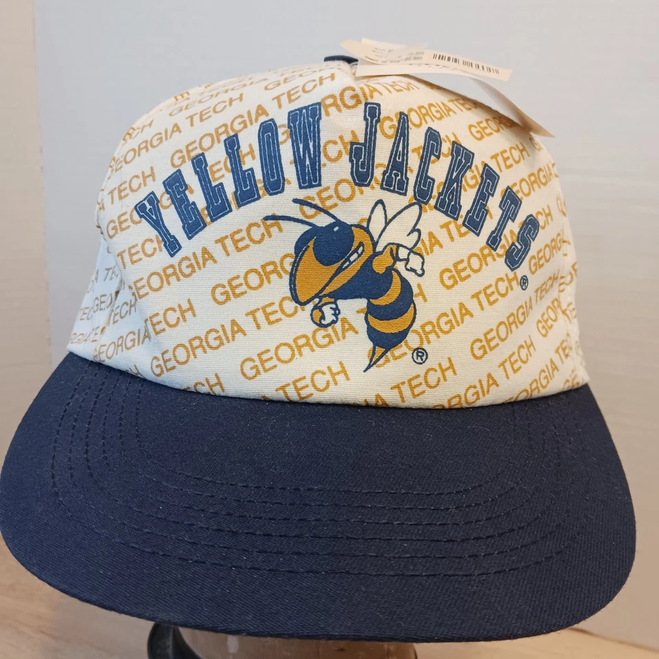 De colección Nuevo de Lote Antiguo Georgia Tech Chaquetas Amarillas Primera Fila EE. UU. Gorra Snapback Gorra AOP NUEVA CON ETIQUETAS Foto 2 de 4