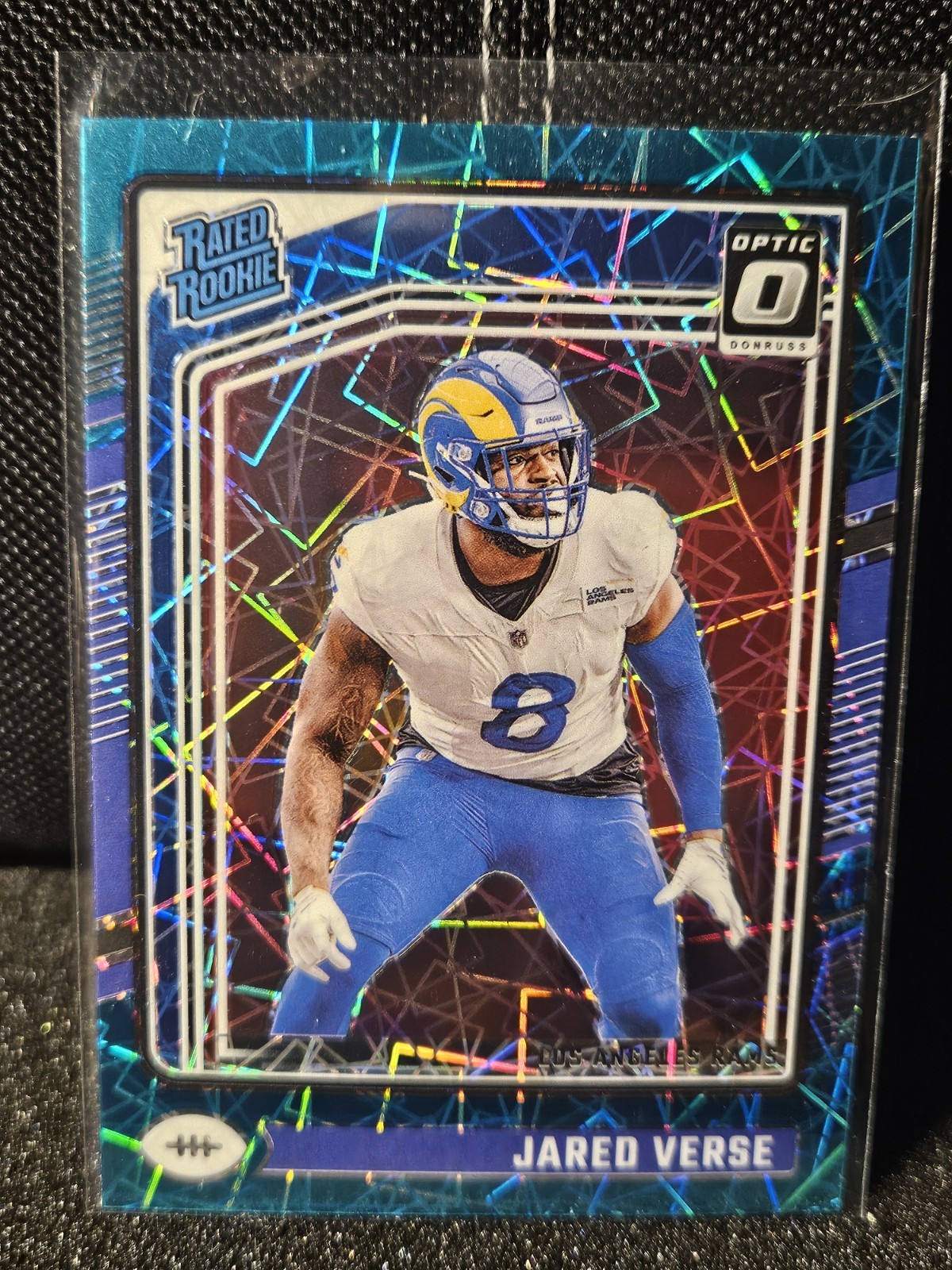 2024 Panini Donruss Optic- Jared Verse RC Teal Velocity Prizm #242