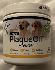 ProDen PlaqueOff Powder Dental Hygiene For All Dogs 4.4/8.8 oz Jar