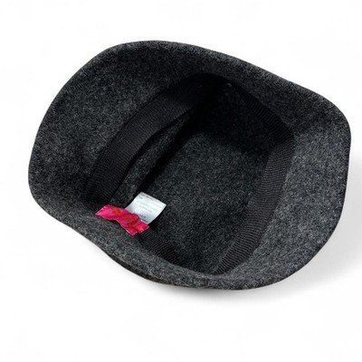 Shihreen Boiled Wool blend Cloche Hat Flowers Retro Gray  display picture 1
