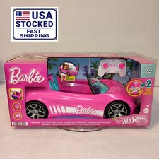Barbie R/C Convertible JBH05 Hot Wheels Edition Pink Remote Car NIB