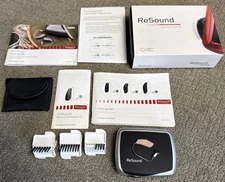 One 1 ReSound LiNX² 961 RIC 312 (LS961-DRW) w Accessories Excellent - iPhone