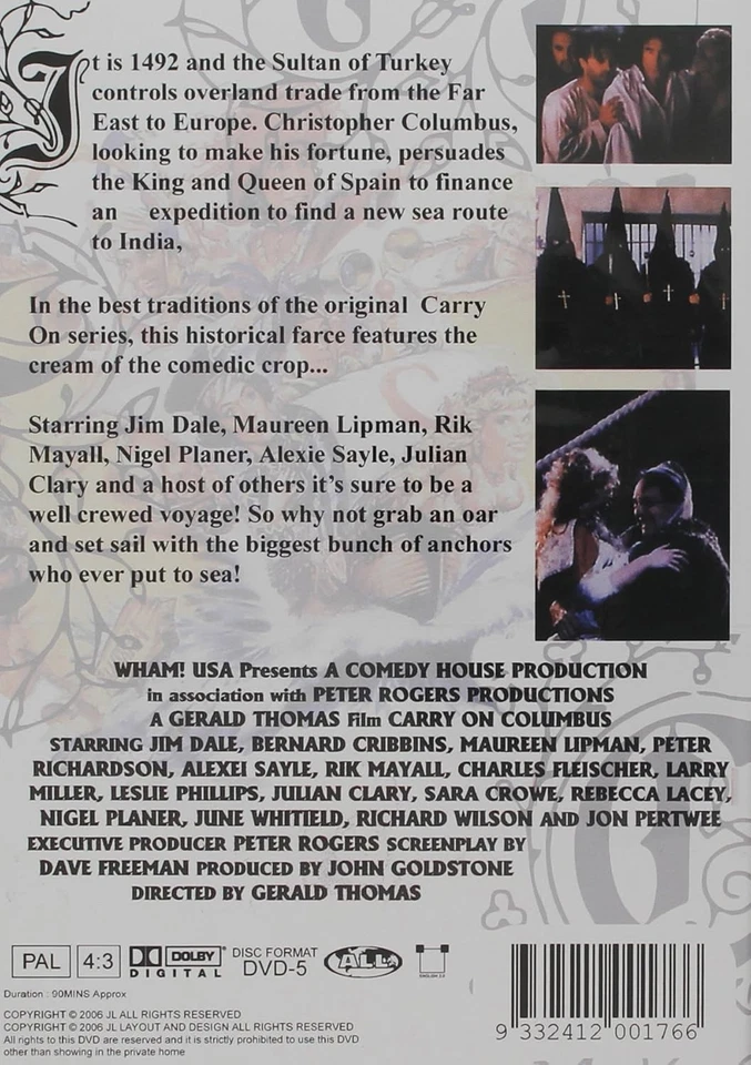 Carry on Columbus DVD **NEW** - Image 2 of 2