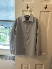 Boys Chaps Dress Shirt, Size M(10-12), Small Plaid