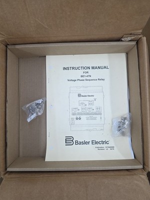 BASLER BE1-47N VOLTAGE PHASE SEQUENCE (NEGATIVE SEQUENCE TIME DELAY RELAY)