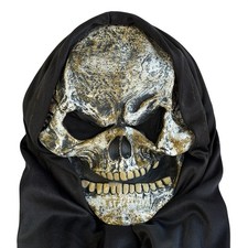 Easter Unlimited Skull Mask 2011 Spirit Halloween Hooded Grim Reaper Vintage
