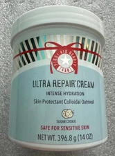 First Aid Beauty Ultra Repair Body Cream SUGAR COOKIE ~ 14 oz ~ EXP 06/2027 ~NEW