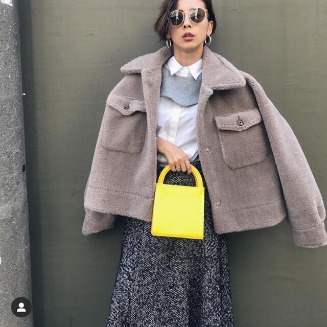 AMERI oversized eco mouton coat - image 1