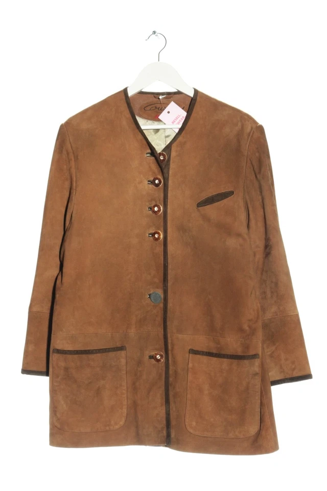 COUNTRY MADDOX Veste en cuir Dames Veste T EU 44 brun style décontracté - Photo 4/4