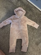 Anzug, Winter, Overall, Plüsch, Teddy, Baby Gr. 62