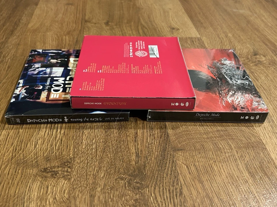 RARE Depeche Mode CD DVD Box Set Bundle Broken Frame Speak Spell Live In Milan — 第 4/4 张图片