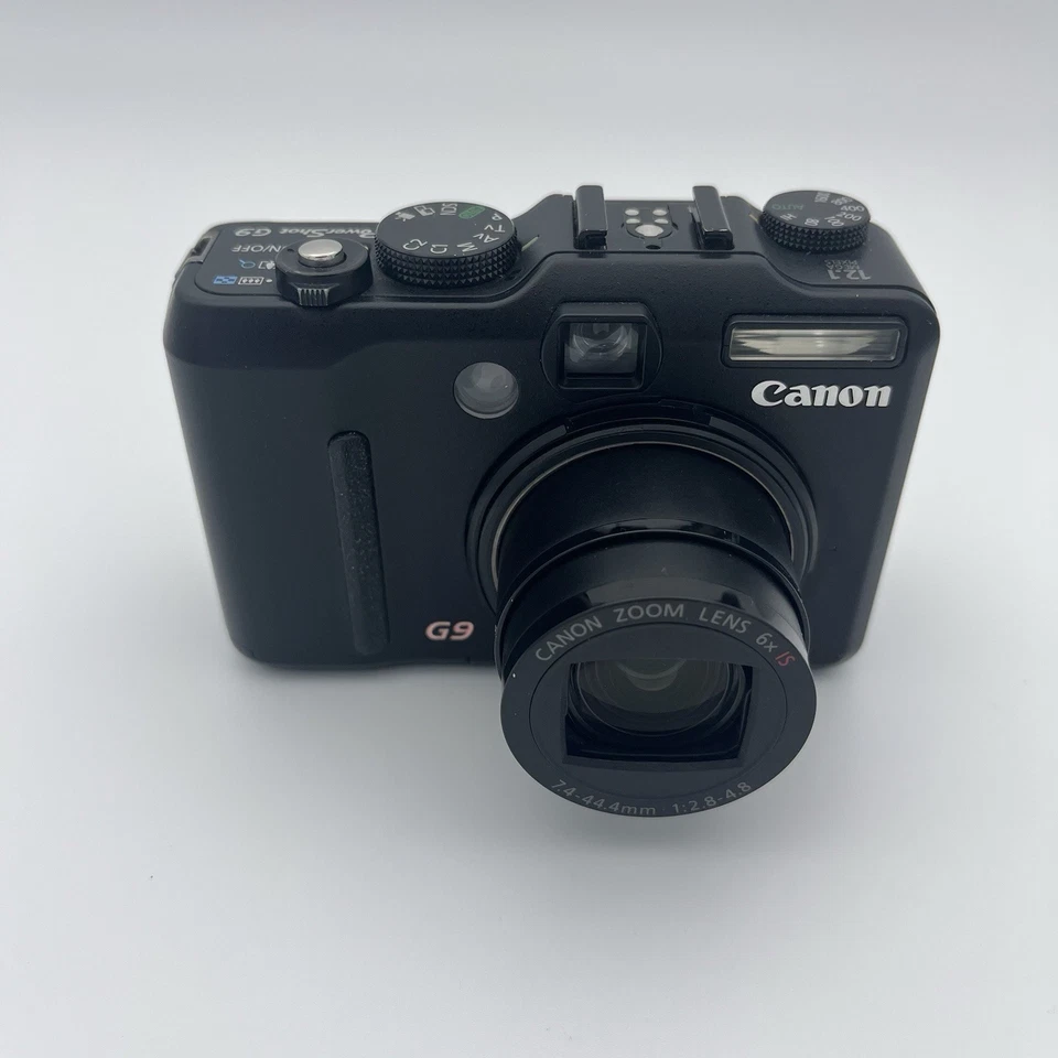 [Exc+3] Canon PowerShot G9 12.1MP Digital Camera w/6X Zoom w/battery, card, Cha - Image 3 of 4