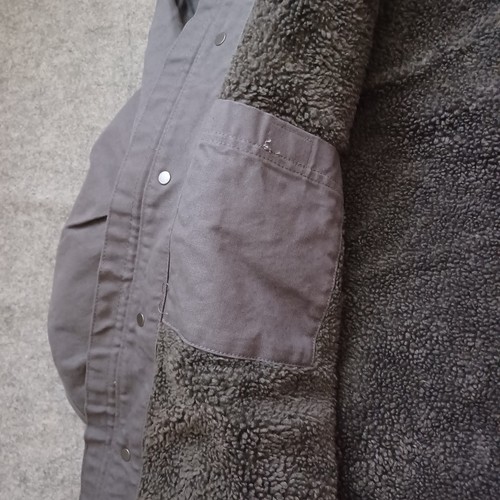 Carhartt Utility Jacket Mens XL Gray Sherpa Lined Hooded Relaxed Fit 103826 - Picture 19 of 23