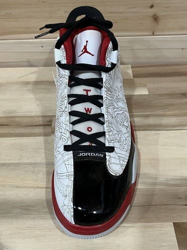Nike Air Jordan Dub Zero 311046-116 Men’s 9 LEFT SHOE ONLY New Varsity Red/BLK/W - Picture 3 of 11