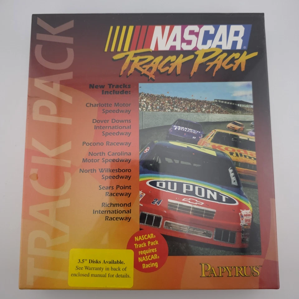 NASCAR: Track Pack, 1995, Big Box, New & Sealed - Image 2 of 4