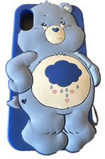 3D Grumpy Care Bear iPhone X/XS Case w/Attatched Finger Ring