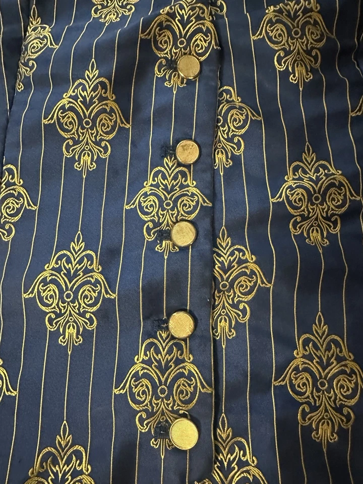 Chaleco Disfraz Vintage Walt Disney World Miembro del Elenco Bella y Bestia Rosa Encantada Foto 3 de 4