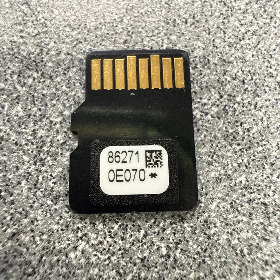 ONE USED OEM TOYOTA NAVIGATION MAP MICRO SD CARD  86271-0E070 EE        - Image 2 of 2