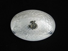 RF01141 VINTAGE 1970s BRONC RIDER RODEO TROPHY WESTERN COWBOY BELT BUCKLE