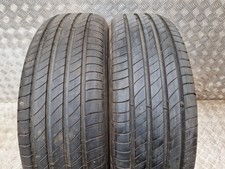 PAIR OF 195 60 18 96h xl MICHELIN E-Primacy PART WORN TYRES 6.5mm