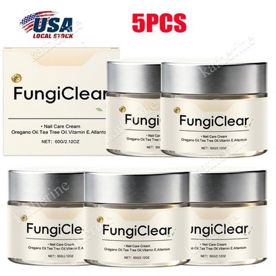 1-5PCS FungiClear Phrena Nail Care Cream With Tea Tree Oil,Oregano Oil,Vitamin E