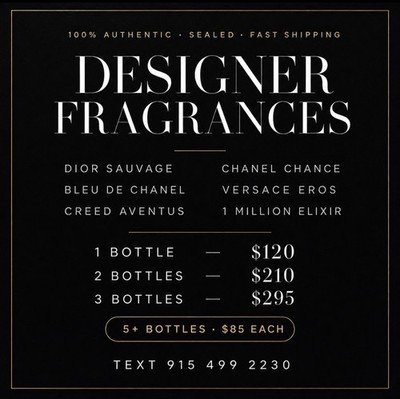 Authentic Designer Cologne & Perfume   Receipts Available   Local Delivery