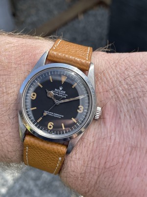 Gents 1967 Rolex Ref 1016 Explorer Frogs Foot UK