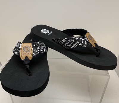 size 11 yellow box flip flops