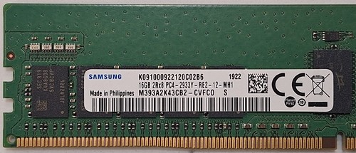 Samsung 16GB 2Rx8 PC4-2933Y Memory M393A2K43CB2-CVFC0 - Picture 2 of 2