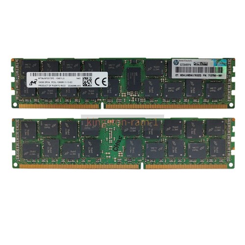 Micron 16 GB DDR3-1600MHz PC3L-12800R 2Rx4 RDIMM REG ECC Server Memory 1.35V lot - Picture 4 of 15