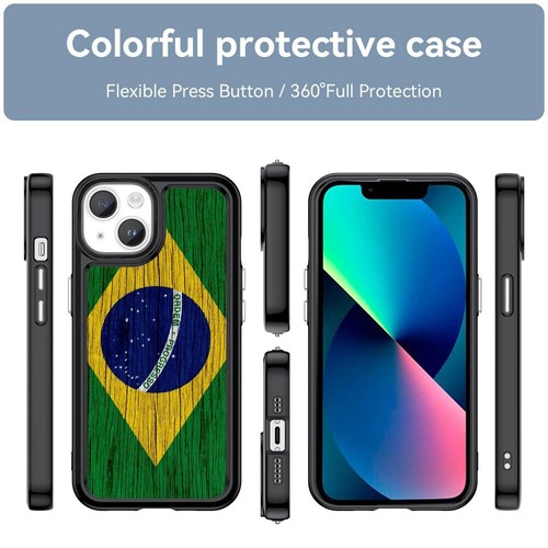 For Samsung A15 A16 S23 S24 S25 Ultra FE Brazil Flag Anti scratch Cover - 第 13/25 張圖片