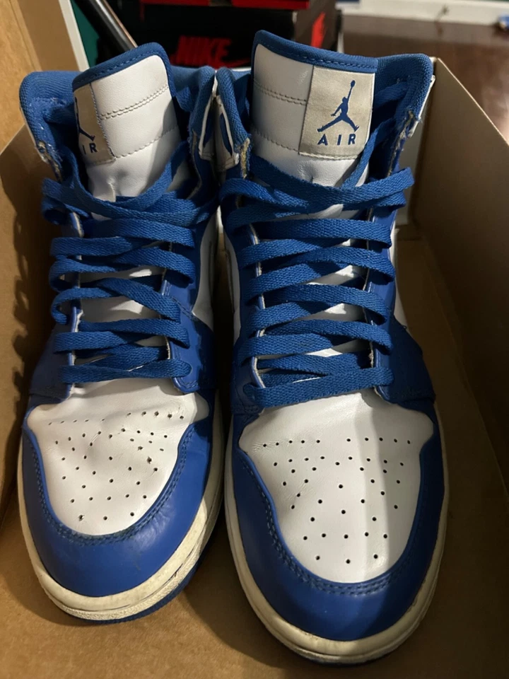 Tamanho 10.5 - Air Jordan 1 pacote de cores altas - Varsity Royal - Imagem 2 de 4