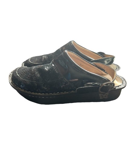 Alegria DEN-735 Moon Shadow Leather Comfort Mary Jane Clogs Sz EU 40 US 9.5-10 Alegria NEW Slip On Clogs Women main image 4