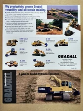 Gradall Excavators G3WD XL 2200 2300 4100 4200 5100 5200 Spec Guide Brochure
