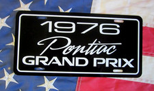 1976 Pontiac Grand Prix Metal License Plate Car Tag 76 Gp
