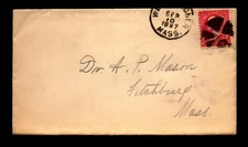 1897 West Gardner Mass DPO Cover / Light Corner Crease - L29397