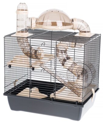 5907600701045 INTER-ZOO Rocky + Terrace beige - Käfig für einen Hamster INTER-ZO