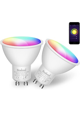 GU10 Smart WiFi Light Bulb Pack, Dimmable Spotlight Bulb RGB 5W 450lm  UK