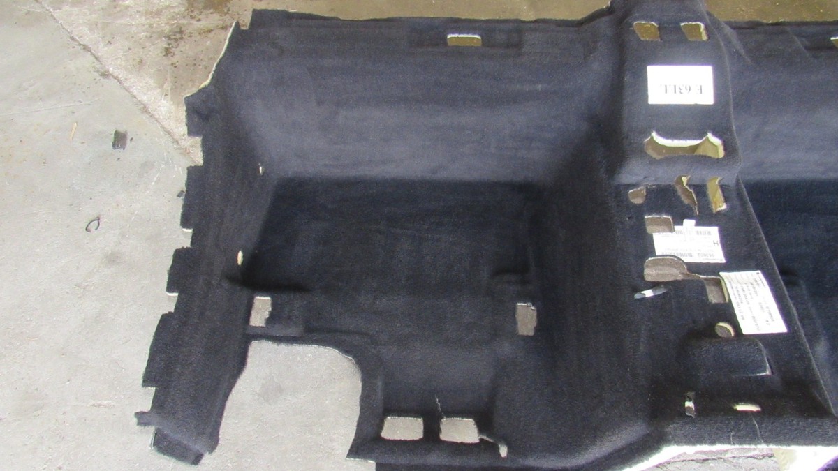 2006-2010 BMW E63 M6 REAR INTERIOR FLOOR CARPET ANTHRAZIT OEM 