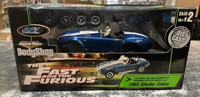 American Muscle Body Shop 1/18 1965 Shelby Cobra The Fast And The Furious NIB