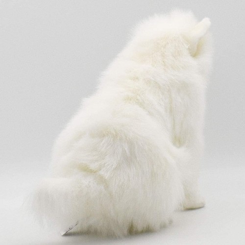 Hansa Samoyed Ken Plush Toy Doll White Animal Dog 190433 Japan - Picture 11 of 13