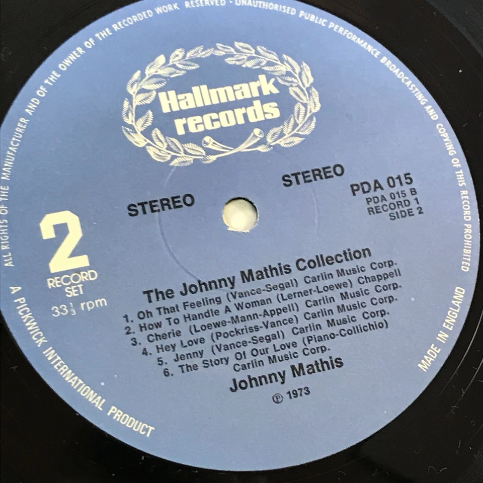 The Johnny Mathis Collection 1973 UK double vinyl LP Light My Fire More I See Yo - Image 4 of 4