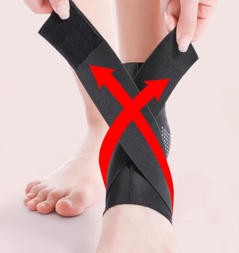 2Pcs Ankle Brace Adjustable Breathable Compression Ankle Support for Men & Women - Picture 5 of 12