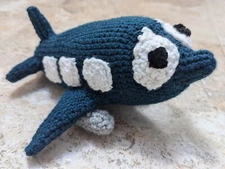 Crochet Airplane Jet Plane - Stuffed Plush Toy - HandMade Custom