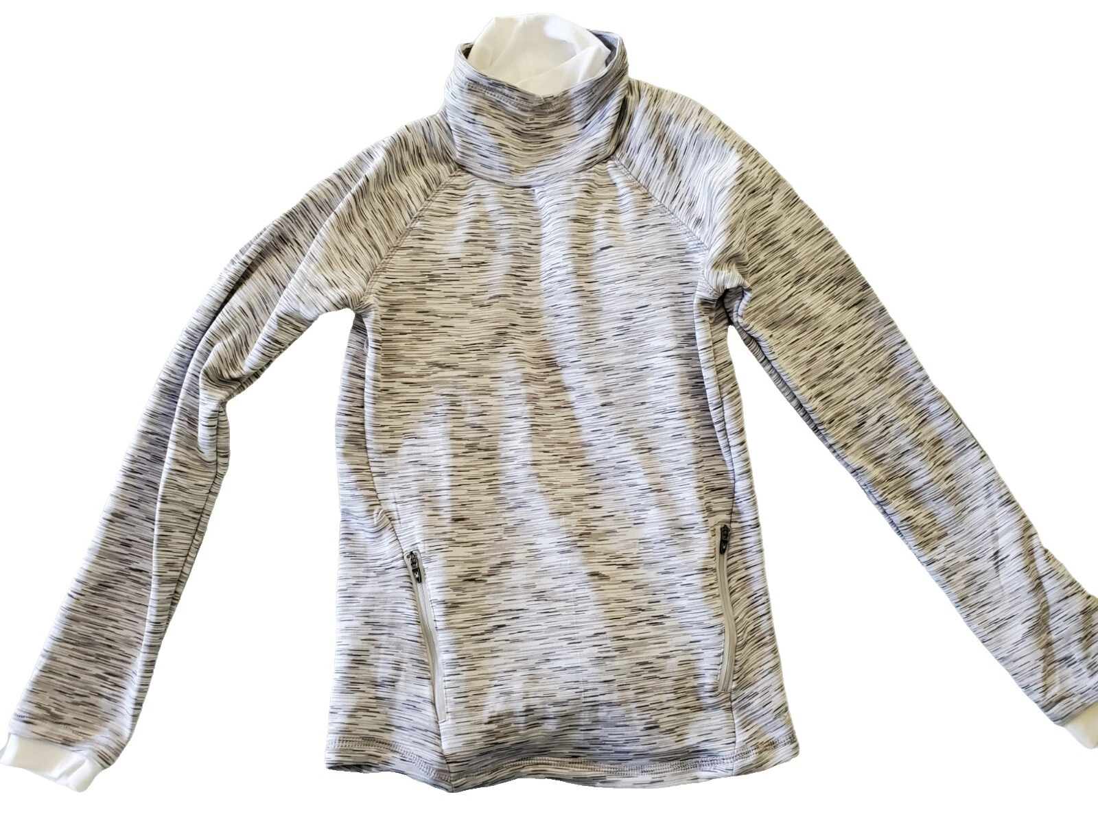 活动涤纶条纹运动服上衣女