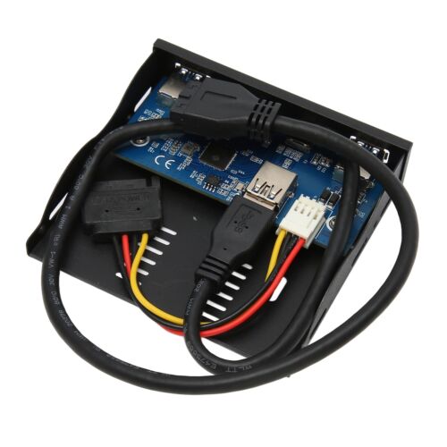 USB 3.2 Front Panel Hub USB3.2 TYPE C Floppy Drive Bay Panel 6 Ports Fit - Picture 21 of 22