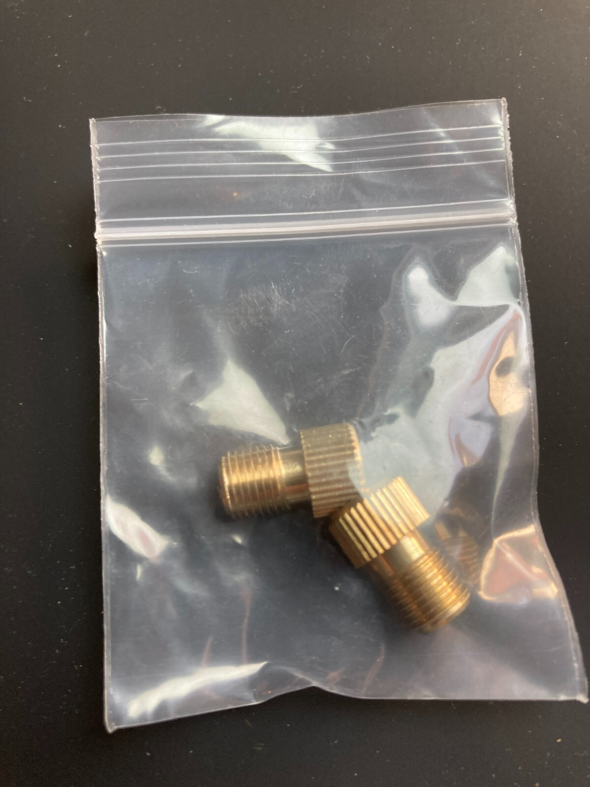 (2 pcs) Brass Presta to Schrader Valve Adapters - Combined Shipping Available