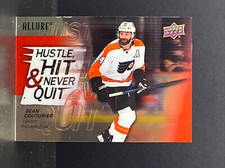 2021-22 Upper Deck Allure Hustle Hit & Never Quit Sean Couturier #HH-13