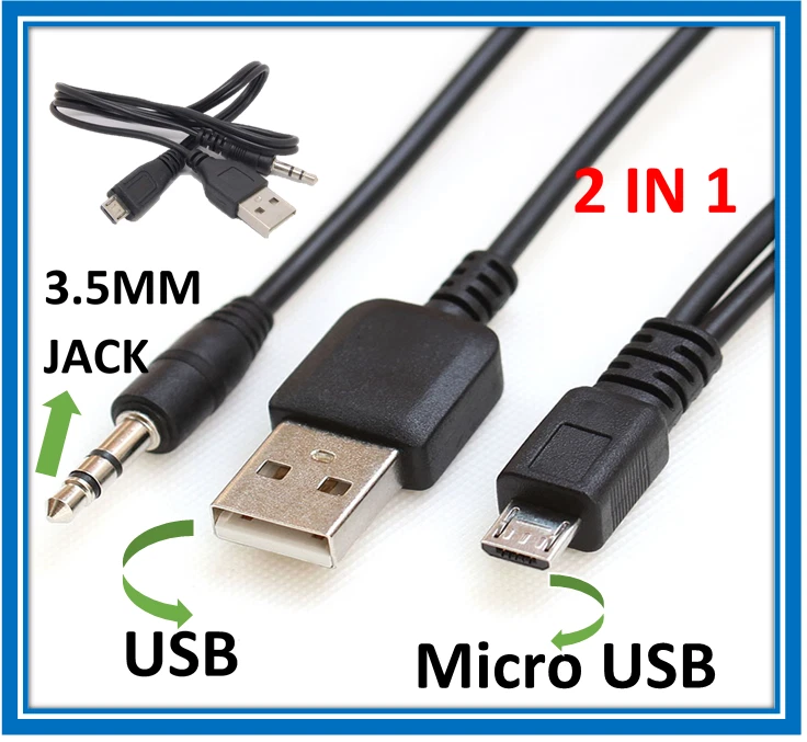 Micro usb to jack on sale 3.5 mm